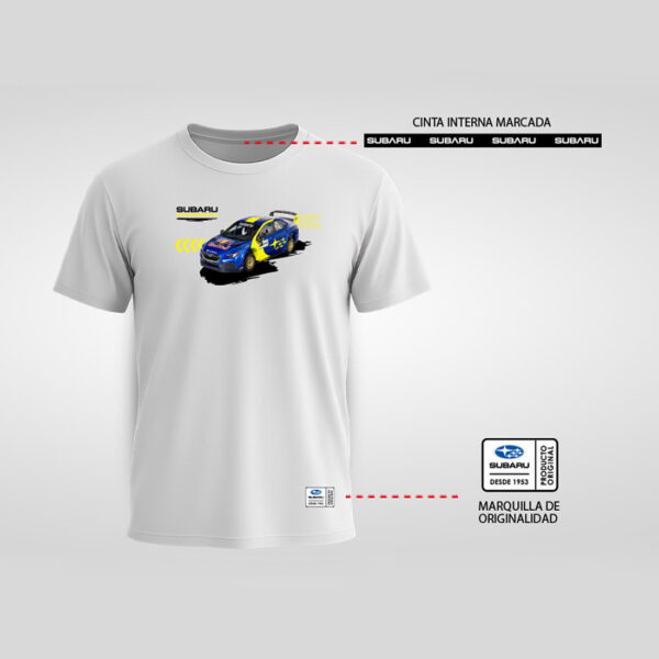 CAMISETA IMPREZA BLANCA