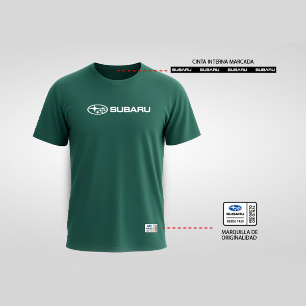 CAMISETA SUBARU GEAR VERDE