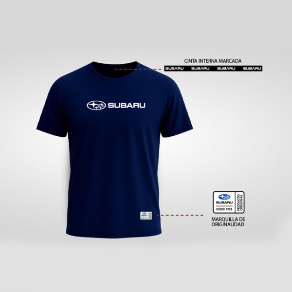 CAMISETA SUBARU GEAR AZUL
