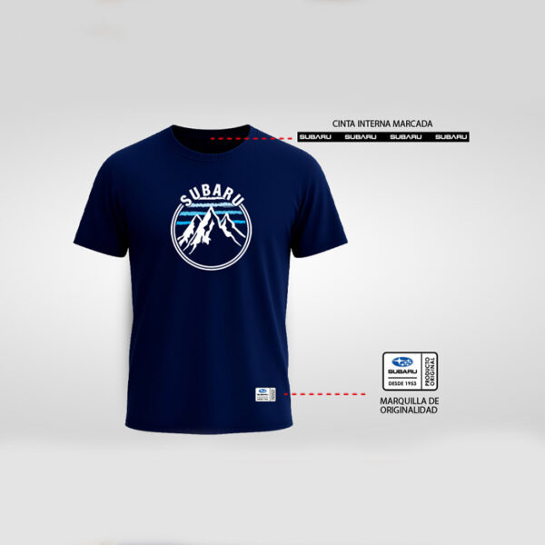 CAMISETA SUBARU OVERLAND AZUL