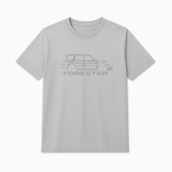 CAMISETA SUBARU FORESTER GRIS HOMBRE