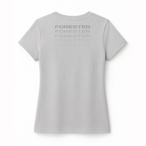 CAMISETA SUBARU FORESTER GRIS MUJER - Imagen 2